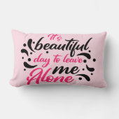 腰枕13インチx 21インチ ランバークッション (正面)