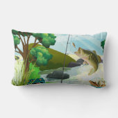 腰枕13インチx 21インチ ランバークッション (裏面)