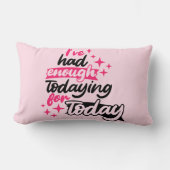 腰枕13インチx 21インチ ランバークッション (正面)