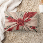 腰枕(バラ) ランバークッション (ブランケット)