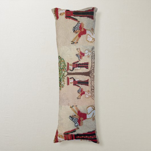 \腰枕 – 伝統的 E ボディピロー (正面縦)