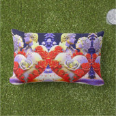 腰枕 投げても構わないよ アウトドアクッション (芝生)