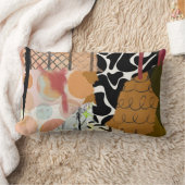 腰枕、抽象芸術混合媒体デザイン ランバークッション (ブランケット)