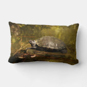 腰枕 – 池に亀を入れる ランバークッション (裏面)