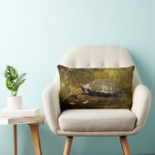 腰枕 – 池に亀を入れる ランバークッション (椅子)