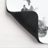 腰椎スターバストパターンカイロプラクティック マウスパッド (コーナー)