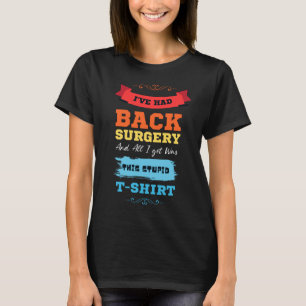 腰椎固定術 Tシャツ