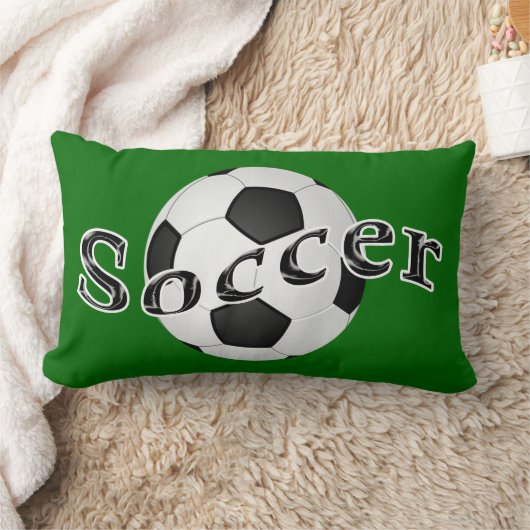 腰神経のサッカーの枕ジャージーあなたの名前および数 ランバークッション (ブランケット)