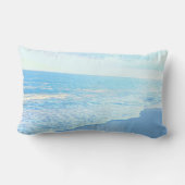 腰神経のビーチの装飾用クッションの豪華な青緑 ランバークッション (裏面)