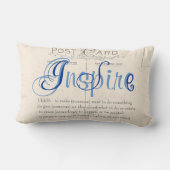 腰神経の装飾用クッションをインスパイア ランバークッション (裏面)