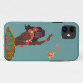 腰蓑のハワイアンの女の子 Case-Mate iPhoneケース (裏面(横))