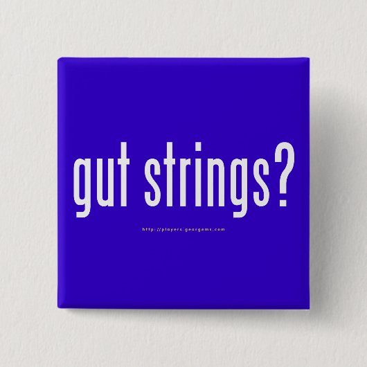 「腸の弦は？」 缶バッジ (正面)