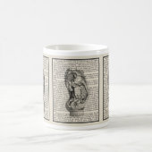 腸の解剖学書アートマグ·メディカル·ギフト コーヒーマグカップ (中央)