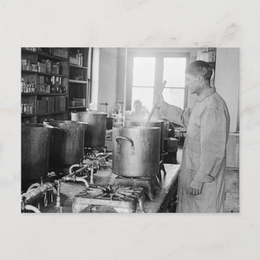 腸チフス病： 1917年 ポストカード (正面)