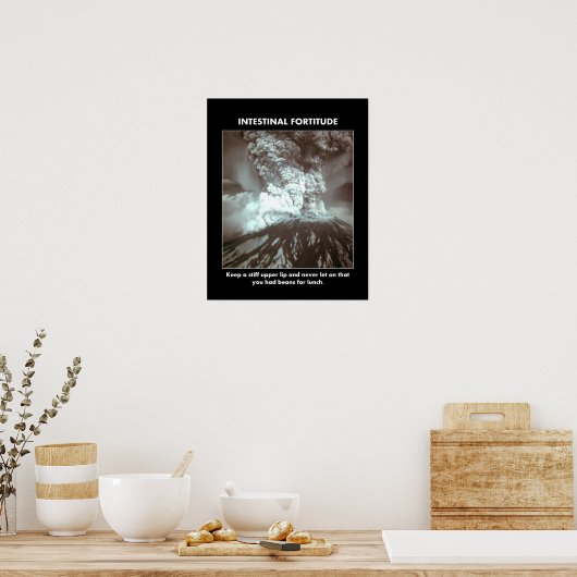 腸保固い上唇 ポスター (キッチン)