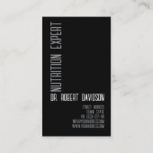 腸内健康医マイクロバイオタ専門家 名刺 (裏面)