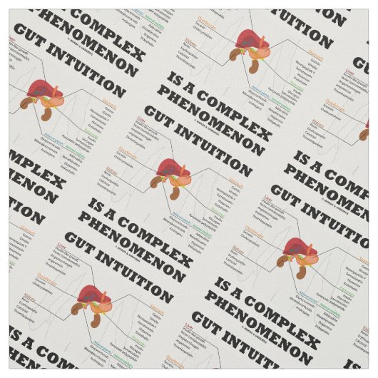 腸内直観は複雑な現象の内分泌 ファブリック (見本)