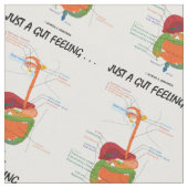 腸感じの…消化器系ユーモア ファブリック (クローズアップ)