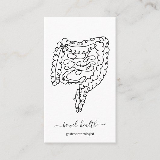 腸消化器科医 名刺 (正面)