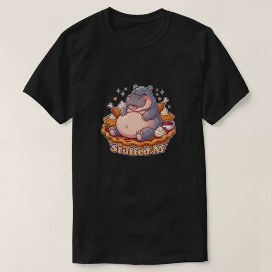 腹いっぱい Tシャツ (デザイン正面)