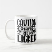 腹おもしろいが立つ コーヒーマグカップ (左)