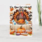 腹がいっぱいになるまで食べよう 招待状 (正面)