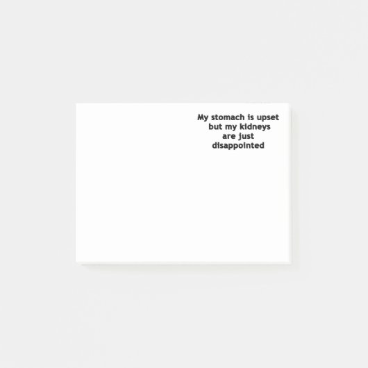 腹がへった ポストイット (正面)