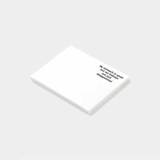 腹がへった ポストイット (アングル)