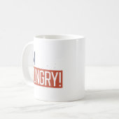 腹が減った コーヒーマグカップ (正面左)