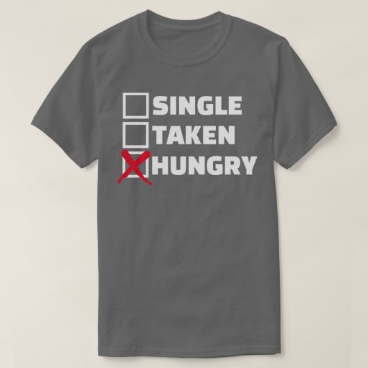 腹が独身の減る Tシャツ (デザイン正面)