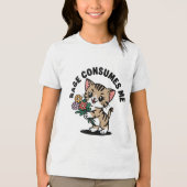 腹が立って堪らない トライブレンドＴシャツ (正面)