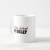 腹の後ろの人 コーヒーマグカップ (正面左)