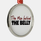 腹の後ろの人 メタルオーナメント (右)