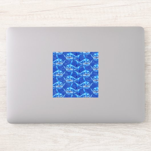 腹を空かせたホワイトシャーク シール (コンピューター)