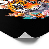 腹を立てて粘り強くおもしろいデザイン ポスター (角)