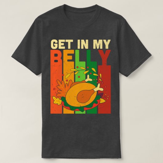 腹を立てる Tシャツ (デザイン正面)