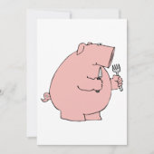 腹ペコ豚 招待状 (正面)