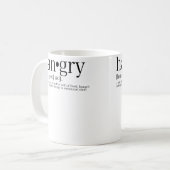 腹ペコ コーヒーマグカップ (正面左)