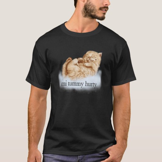 腹痛にゃんこグッズ 1 Tシャツ (正面)