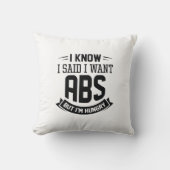 腹筋が欲しいと言ったのはわかっている クッション (正面)