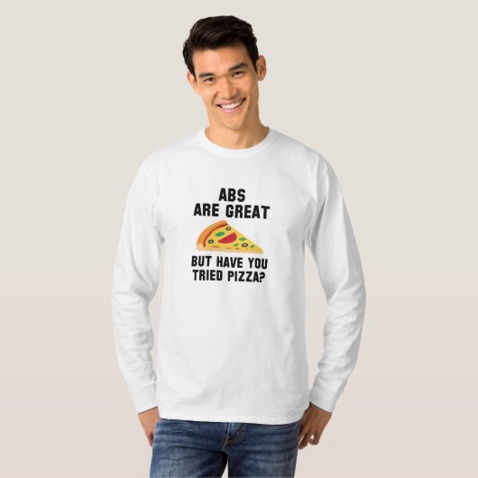 腹筋は最高 Tシャツ (正面フル)