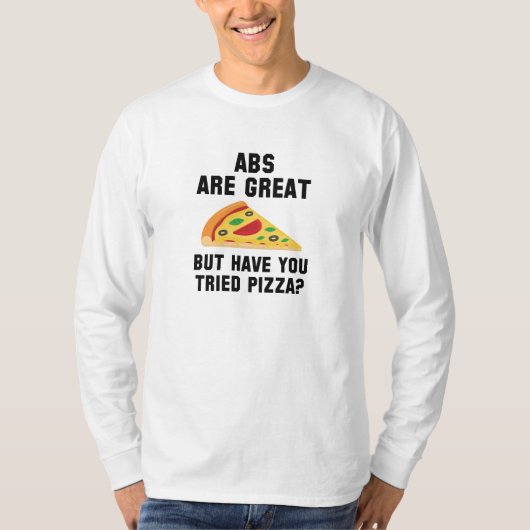腹筋は最高 Tシャツ (正面)