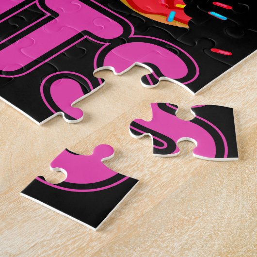 腹筋は素晴らしいけど、ドーナツは試したことある? ジグソーパズル (側面)