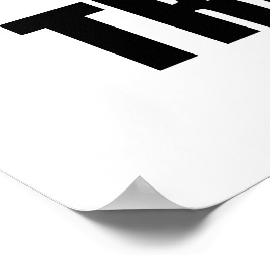 腹筋ピザ ポスター (角)