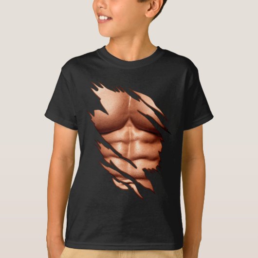 腹筋崩壊 笑える  Tシャツ (正面)
