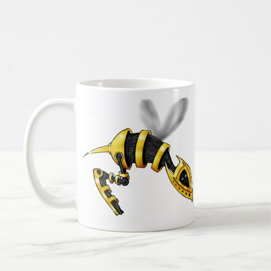 腹蜂のマグ コーヒーマグカップ (左)