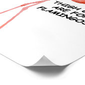 腿の隙間はフラミンゴ用 ポスター (角)