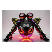 腿の高い猫眼 ポスター (正面)