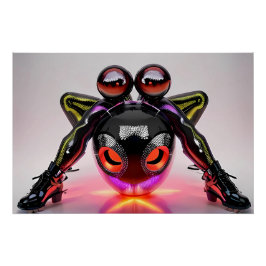 腿の高い猫眼 ポスター