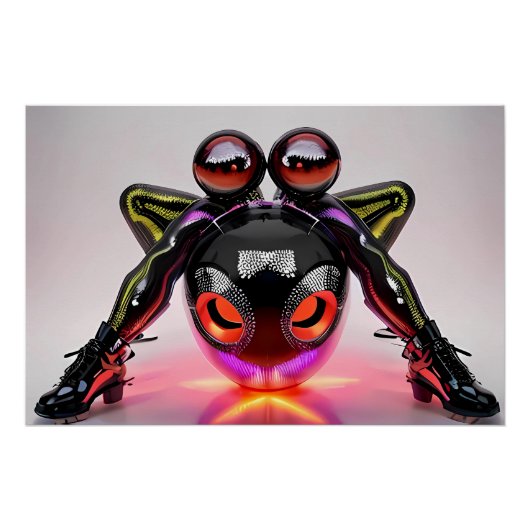 腿の高い猫眼 ポスター (正面)